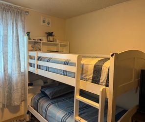 Bunk Bed Frame w/storage (No mattresses included)