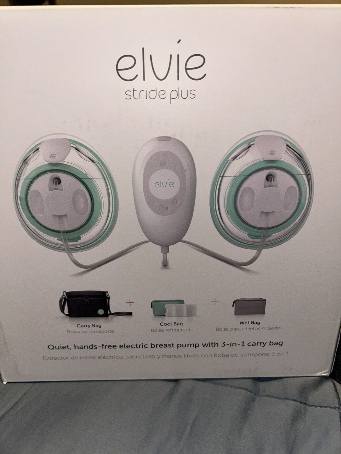 Elvie Stride Plus Hands-Free, Hospital-Grade Electric Breast Pump