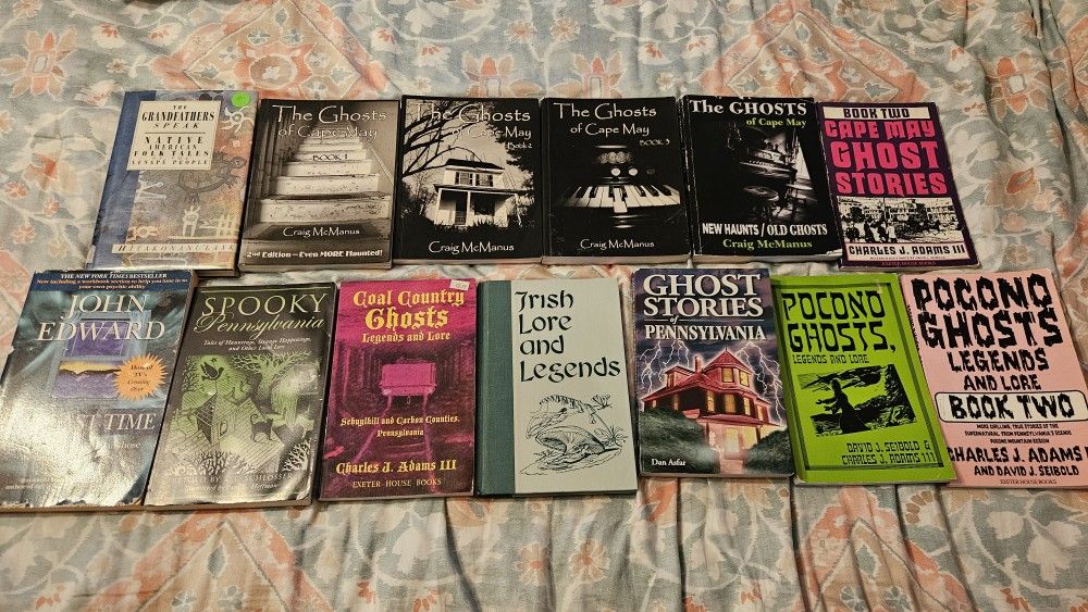 13 Ghost Story Books Poconos Cape May Ny