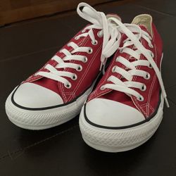 Men’s Size 9 Red Converse All Star