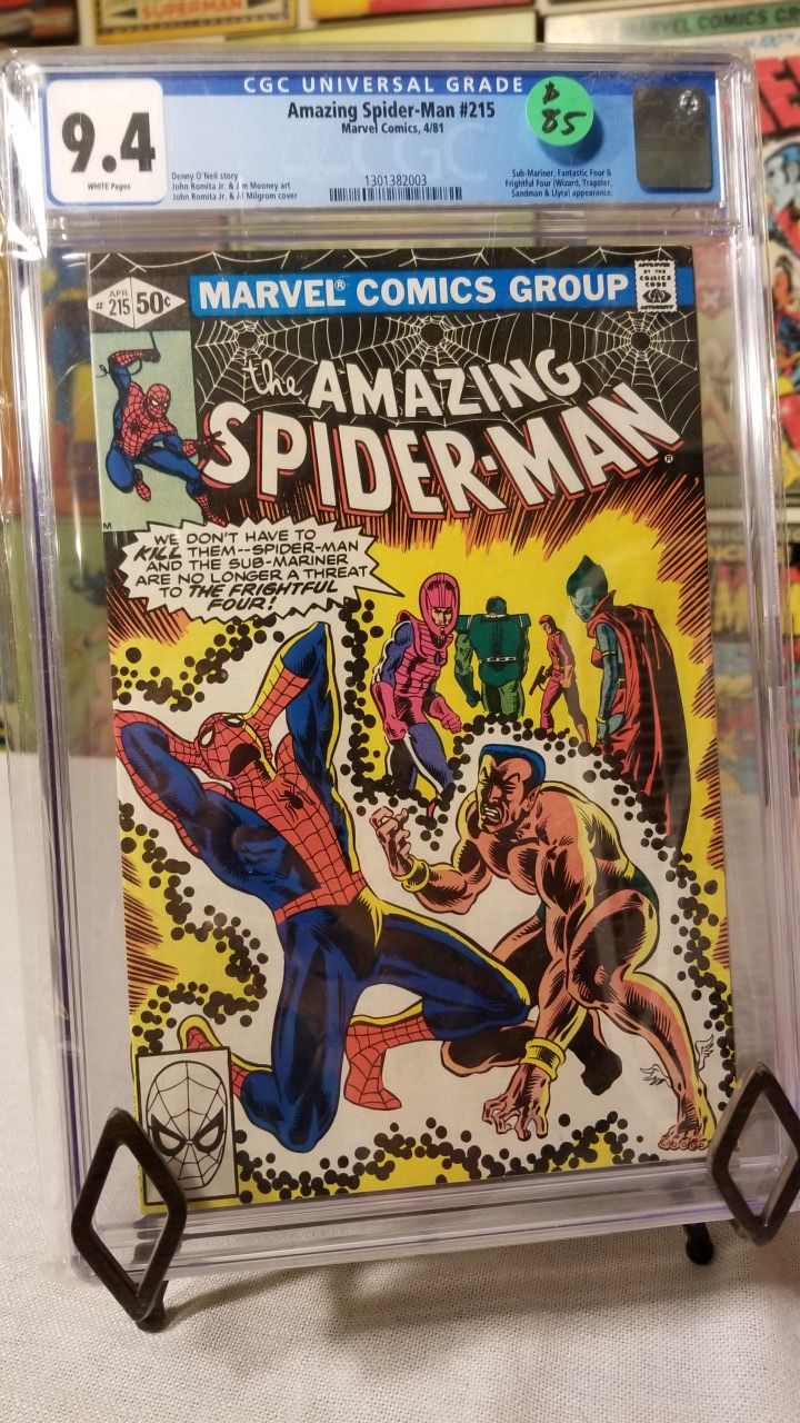 Spiderman #215 CGC 9.4 $85