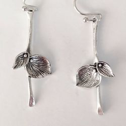 Leaf/ Plant Dangle Earrings