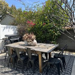 Moving Sales, Patio Table W/ 12 Chairs 