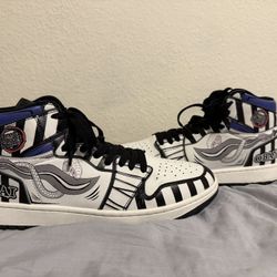 Jordan 1 High Demon Slayer Custom Made Obanai Size 10