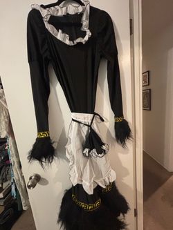 Beauty and Beast Feather Duster Costume Women’s Medium