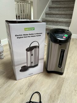 NutriChef 5.2 Qt Electric Water Kettle, Portable