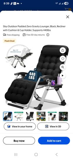 Zero gravity lounge chair