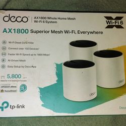 Deco AX1800 Wi-Fi X6 Extenders