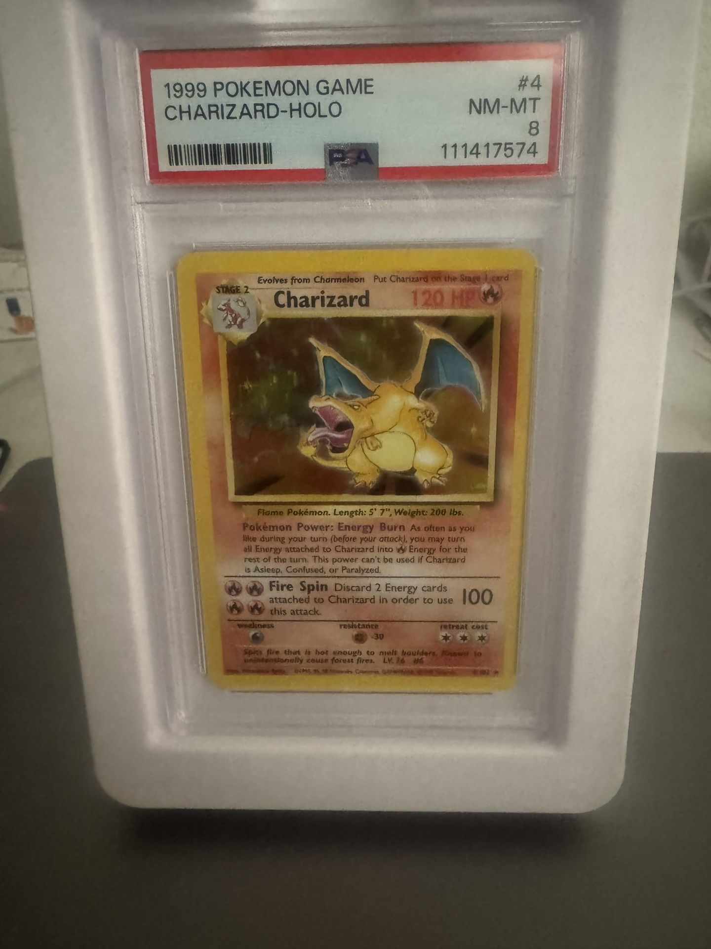 Charizard Base Set PSA 8 Pokemon Card