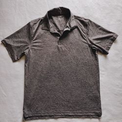 Vineyard Vines Performance Polo Size Large Mens Gray Stretch