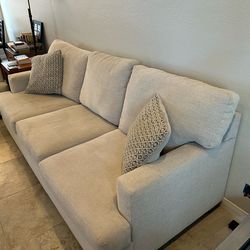 Sofa (90” W x 40” D)