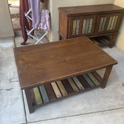 Coffee Table and Credenza