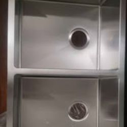 kraus kitchen undermount sink double bowl new