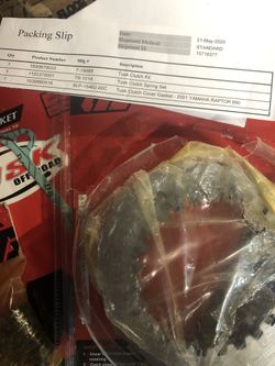 Raptor 660R clutch kit