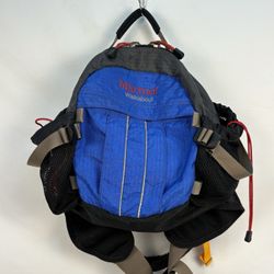 Marmot Walkabout Lumbar Hip Pack Blue Gray Biospan Hiking Daypack Waist Bag