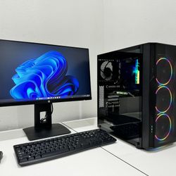 Gaming PC AMD Ryzen Complete System with Accessorries