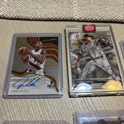 Baseball Football, And Basketball Cards