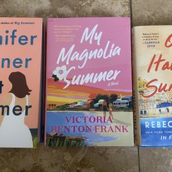 3 Summer Themed Hardcover Books 