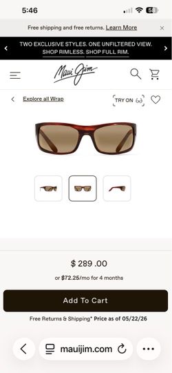 Maui Jim SunGlasses. MJ 266 World Cup