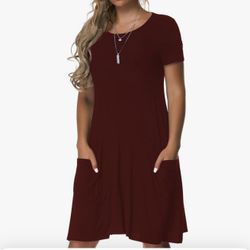 VOIANLIMO Plus Size Dress