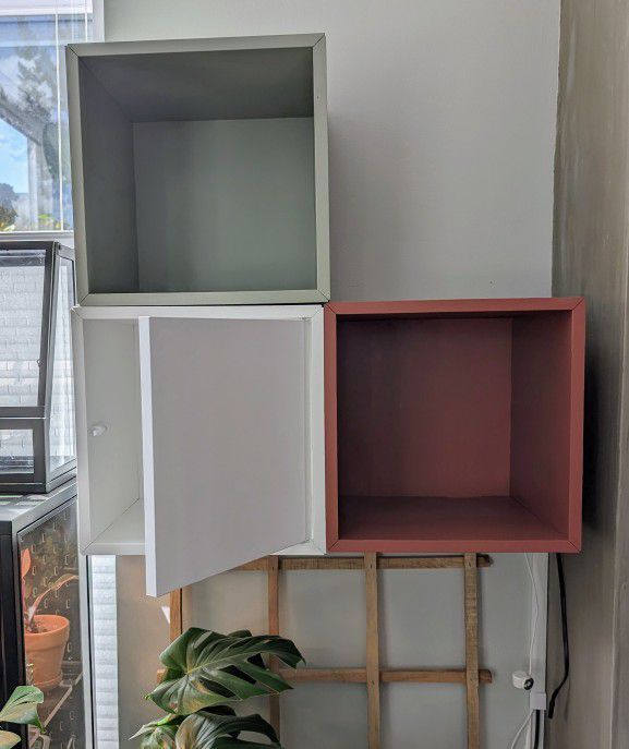 3 Ikea Eket Shelves 