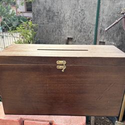 Wooden Card box