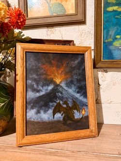 The Flame Awakens Acrylic Painting on Canvas