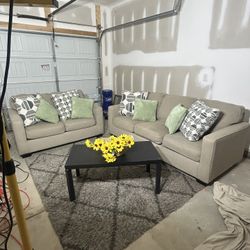 Pillows Included ❤️Beautiful Love Seat Combo❤️Free Definitely 