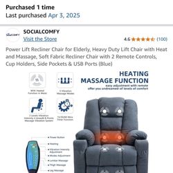 A new recliner,still in the box  