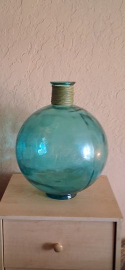 Vintage Aqua Blue 4 Gallon Bottle