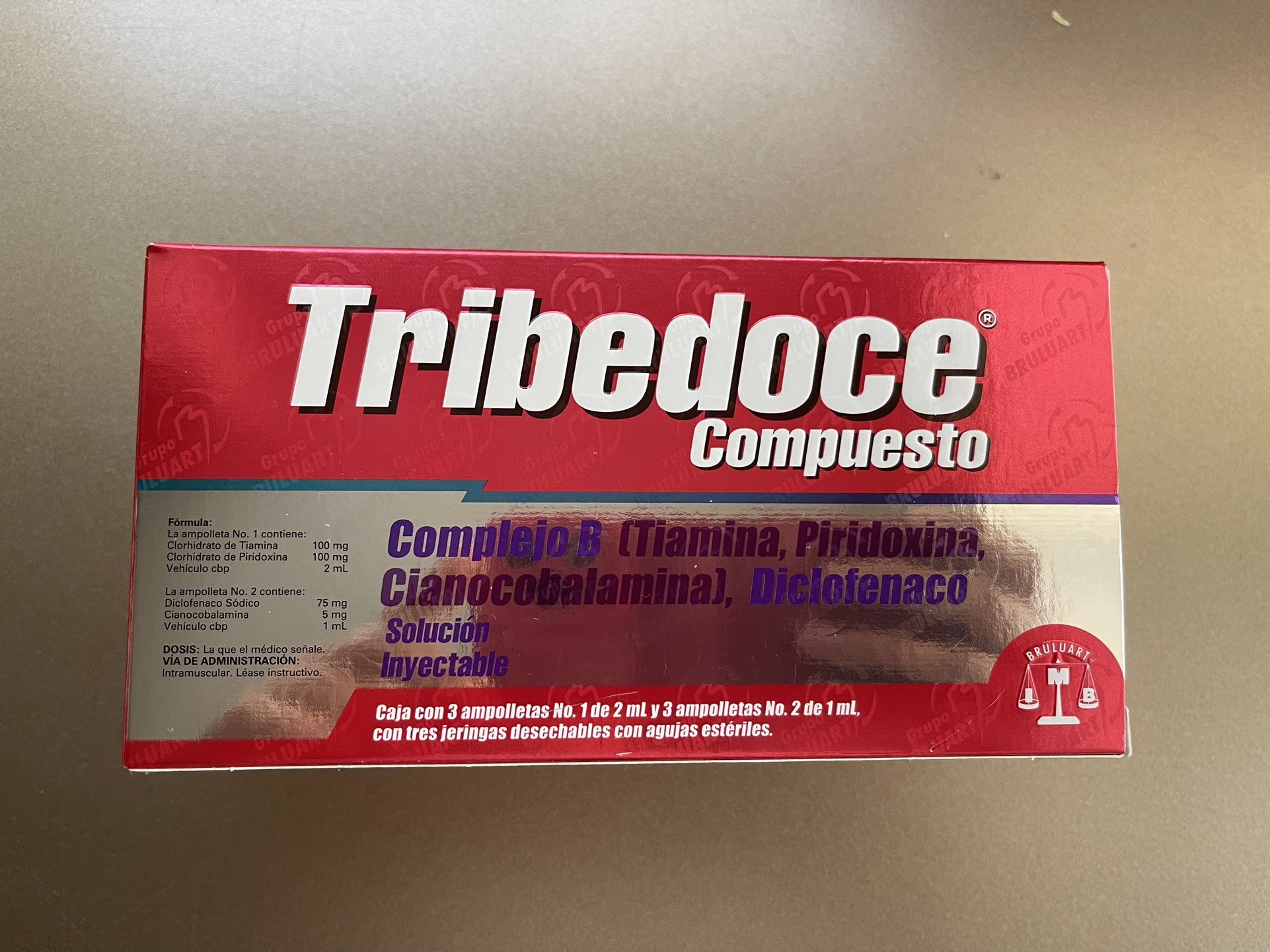 tribedoce b12 injections Neurotropas Tribedoce 10 Microbotellas main image 1