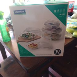 glass food storage set brand new