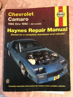 Haynes repair Manuel Chevy Camero