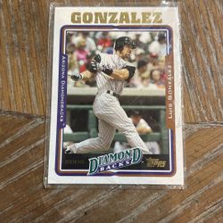 Luis Gonzalez Baseball Card 2005