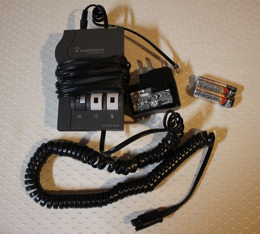 Plantronics Vista M22 Amplifier with Clearline Audio