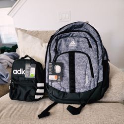 Adidas Backpack And Lunch Bag