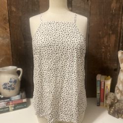 Old Navy Black And White Blouse Size Small 