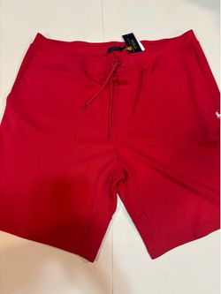 Men’s Polo Ralph Lauren Red Drawstring Sweat Shorts /Size 3XB (Big) NWT