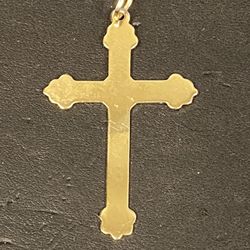 14 K gold cross