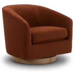 CHITA Velvet swivel chair