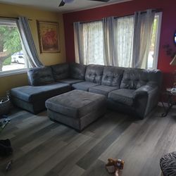 Couch With Ottoman