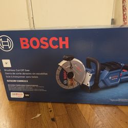 Bosch 18v brushless 9 inch cutoff saw