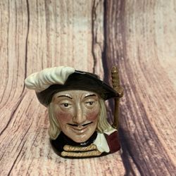 MINI ROYAL DOULTON CHARACTER JUG: ARAMIS D6508 2 1/2" 1(contact info removed)