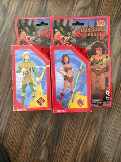 Dungeons & Dragons Hank & Diana Action Figures