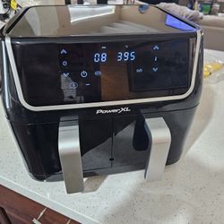 Like New Double Bin Power XL Air Fryer