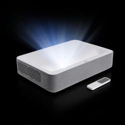 VAVA VA-LT002 4K UST Laser TV – White | Open Box | Under 5 Hours | 1800 Lumens | Harman Kardon | Retails $2,000