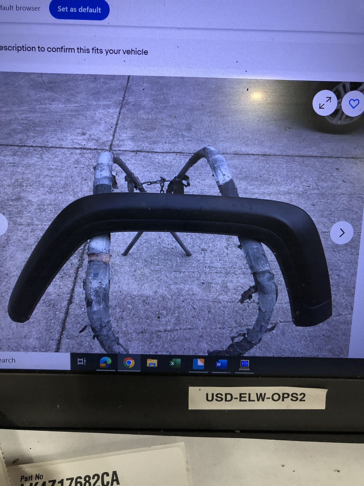 Wheel Opening Flare Molding O