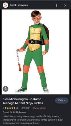 Ninja Turtles Costume