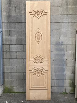 Tall Carved Wall Panels (3 Available)