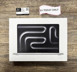  🔥 Ultra-Fast, Stunning Display – Apple MacBook Pro 14” M3 laptop –  Take It Home for $1 Down!